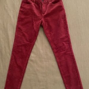 Corduroys Forever 21 Red Pants